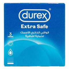 Durex Extra Safe Condoms for Men, 3 Pieces