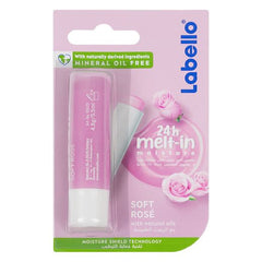 Labello Lip Balm Moisturizing Lip Care Soft Rose 4.8 g