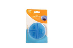 Care Well 3- Compartment Round Pill Box