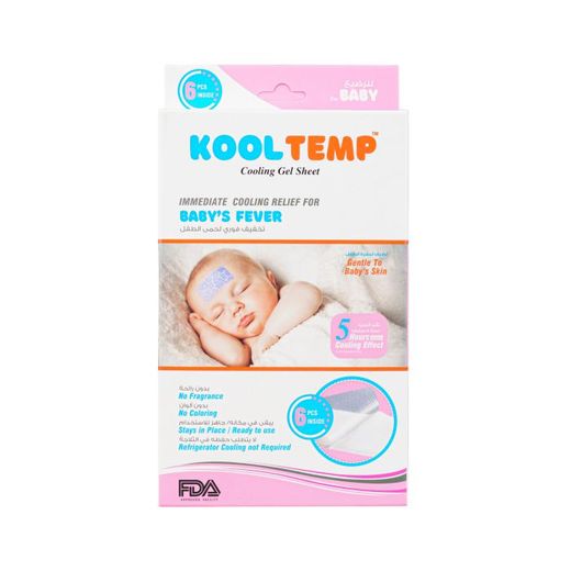 Kool Temp Patches Baby, 6 Pieces