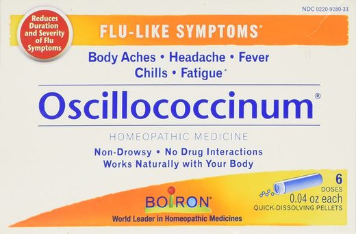 Boiron Oscillococcinum Quick Dissolving Pellets 6 Pieces