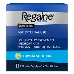 Regaine Topical Solution 5% Minoxidil for Men, 60ml