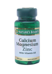 Nature's Bounty Calcium Magnesium Zinc 100 Caplets