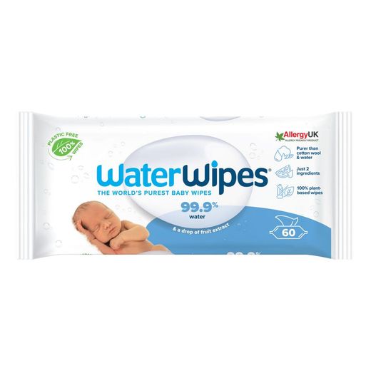 WaterWipes Baby Wipes, 60 Wipes