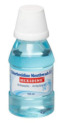 Hexidine Antiseptic Antiplaque Chlorhexidine Mouthwash for Bad Breath & Plaque