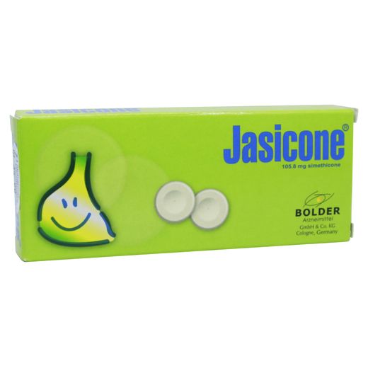 Jasicone 105.8mg Simethicone Pastilles 20 per pack