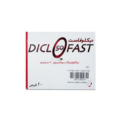 Diclofast 50 Mg 20 Tablets