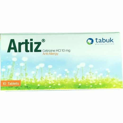 Artiz Cetirizine Hci 10Mg Anti-Allergy 10 Tablets