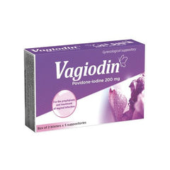 Vagiodin Povidone Iodine Vaginal Suppository, 2x5 Suppositories