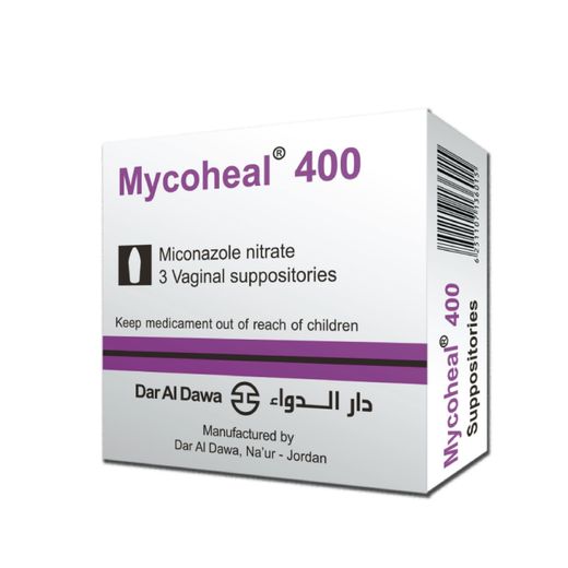 ميكوهيل 400 مجم تحاميل نسائية