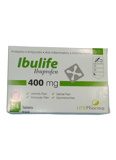 Ibu Life 400Ng Tablets, 24 Count