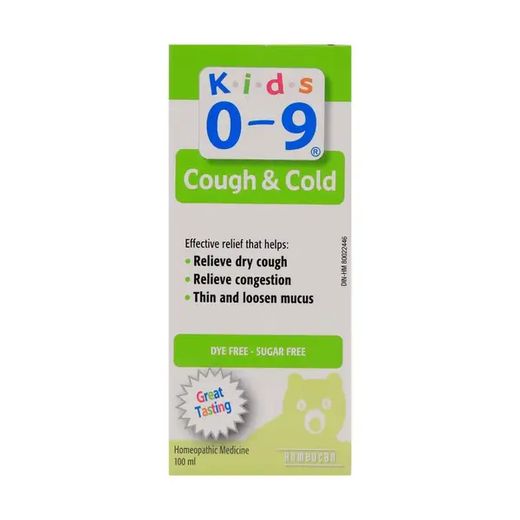 Homeocan Kids 0-9 Cough And Cold Herbal Syrup 100 ML