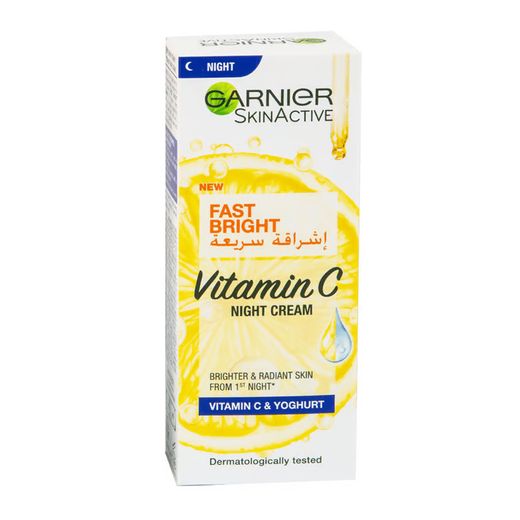 Garnier Skin Active Fast Fairness Night Cream with Vitamin C Lemon And Yoghurt 50 ml