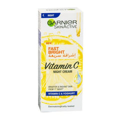 Garnier Skin Active Fast Fairness Night Cream with Vitamin C Lemon And Yoghurt 50 ml