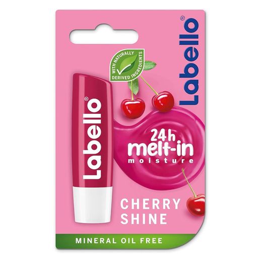 Labello Cherry Shine Moisturising Lip Balm, 4.8g