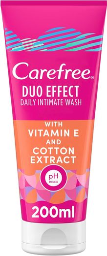 Carefree Intimate Wash with Vitamin E & Cotton Extract, 200ml