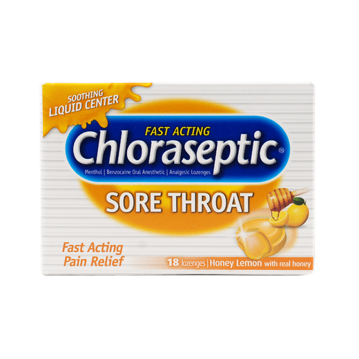 Chloraseptic Honey Lemon 18 Lozenges