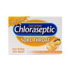 Chloraseptic Honey Lemon 18 Lozenges