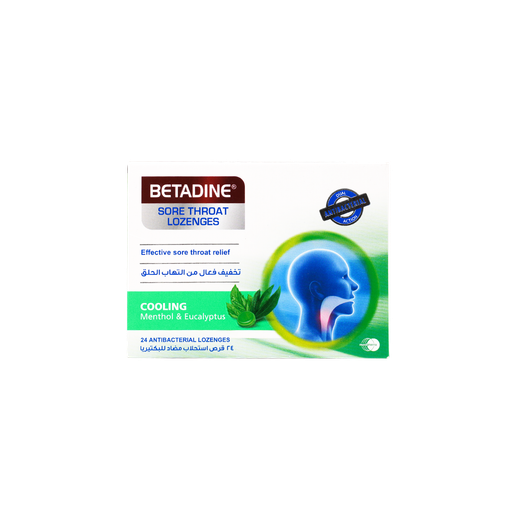 Betadine Sore Throat Menthol & Eucalyptus 24 Lozenges