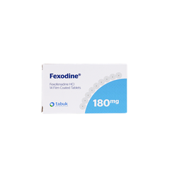 Fexodine 180mg, 14 Tablets