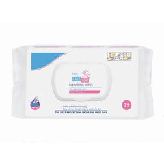 Sebamed Baby Cleansing Wipes with Panthenol Pack, 72 Pieces