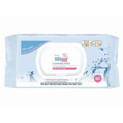 Sebamed Baby Cleansing Wipes with 99% Water, 60 Wipes