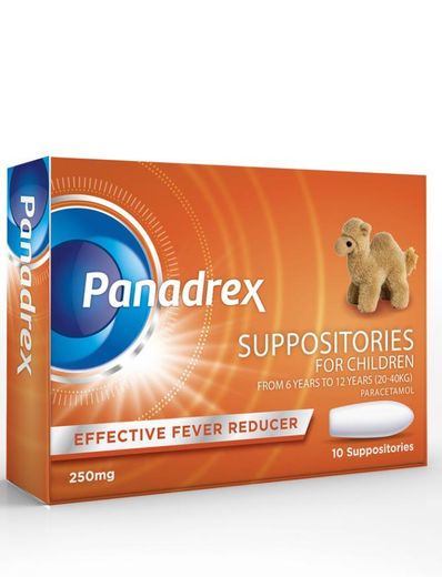 Panadrex 250Mg Suppositories, 10 Suppositories