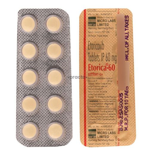 Etorican 60mg Tablets, 30 Tablets