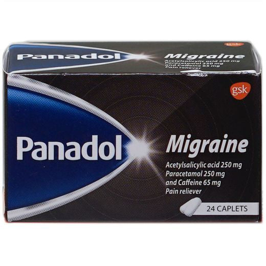 Panadol Migraine Pain Reliever 24 Caplets