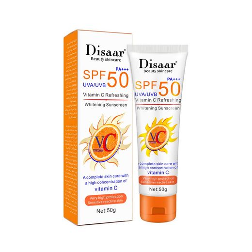 Disaar Vitamin C Whitening Sunscreen SPF50, 50g