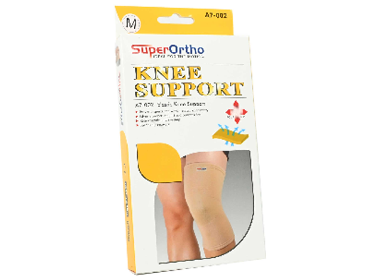 Super Ortho A7-002 Medium Beige Elastic Knee Support (34-38cm) 1 pcs