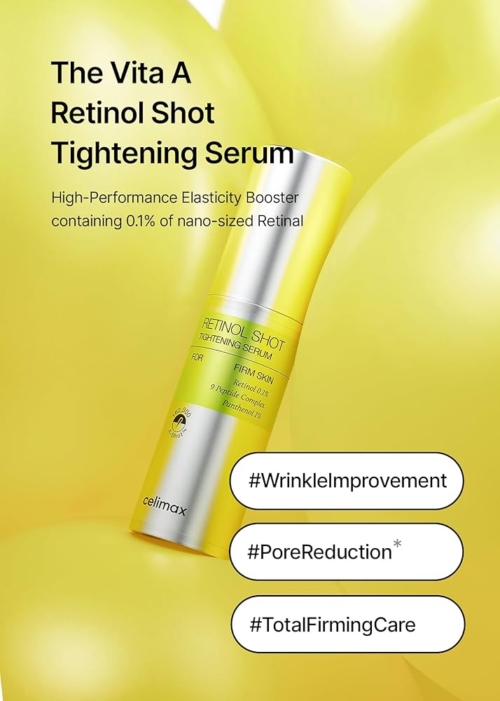 celimax retinal shot tightening booster serum 30 ml