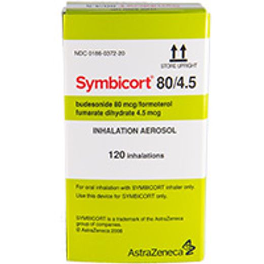 symbicort 80/4.5mg inhaler