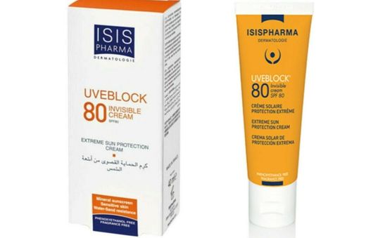 ISIS UVEBlock Extreme Protection SPF 80 Invisible Fluid Cream 40 ml