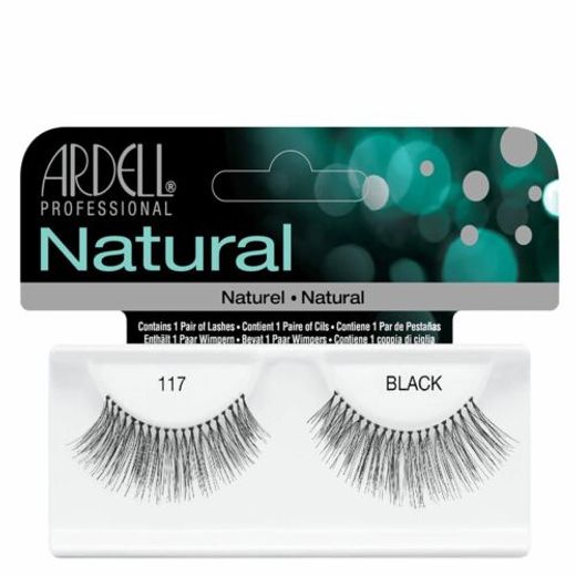 Ardell Natural Reusable Eyelashes Black 117, 1 Pair