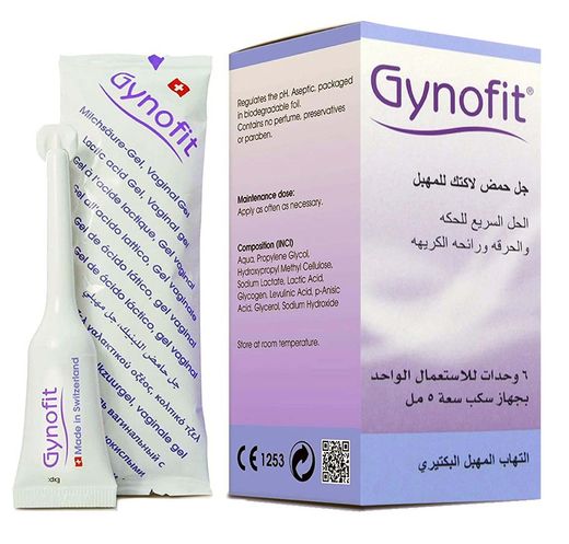 Gynofit Lactic Acid Vaginal Gel 6 x 5 ml With Applicator