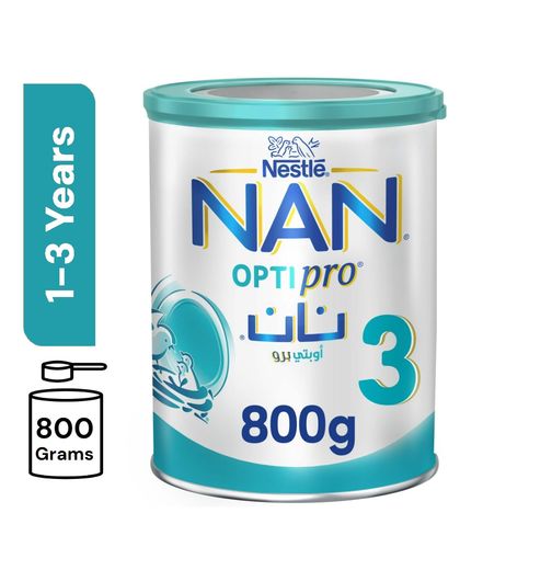 Nestle Nan Optipro 3 Growing up Milk Powder (1-3 Years), 800g