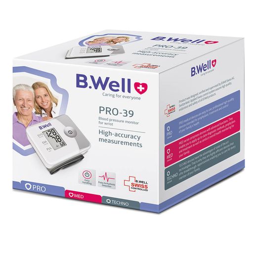 B.Well Pro-39 Wrist Blood Pressure Monitor