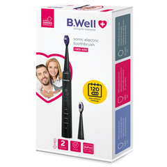 B-Well Sonic Electric Toothbrush Med-870 - Black