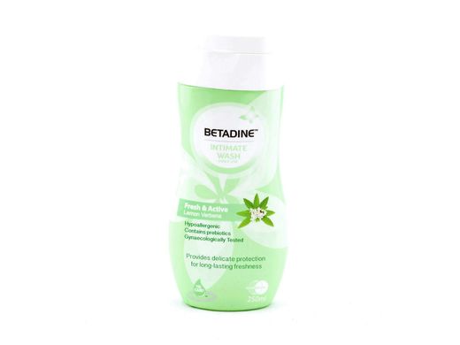 Betadine Fresh & Active Intimate Wash, 250ml