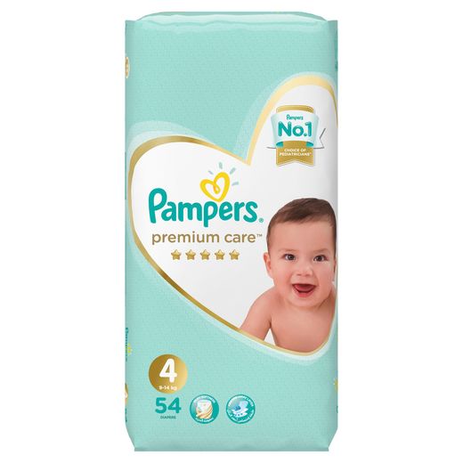 Pampers Premium Care Size 4 Diapers, 54pcs