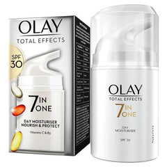 Olay Total Effects 7In1 Day Moisturiser Nourish & Protect, 2x50ml