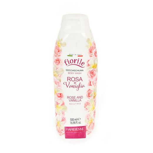 Parisienne Fiorile Body Wash Rose and Vanilla, 500ml