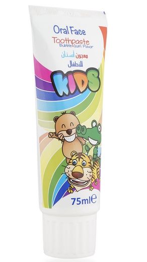 Oral Face Pro Expert Kids Toothpaste with Bubble Gum Flavor 75ml