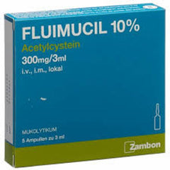 FLUIMUCIL, 3ml 5 Amp, 300mg