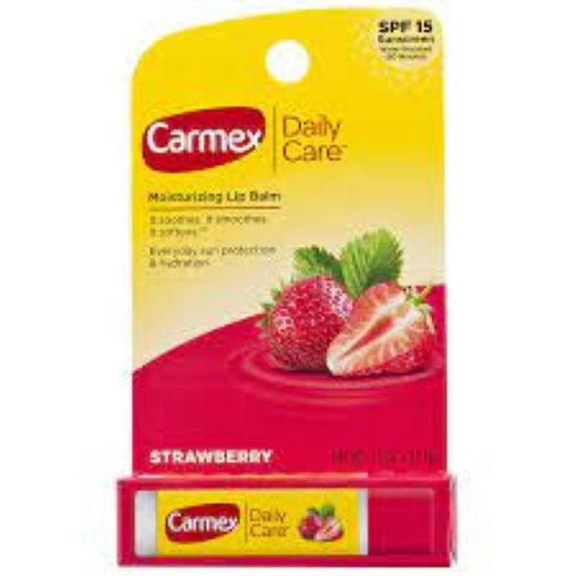 Carmex Water Resistant Moisturizing, Soothing & Smoothing Lip Balm, Strawberry Flavor Spf15, 4.25g