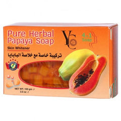 Yc 4In1 Pure Herbal Papaya Soap Skin Whitener 100 Gr