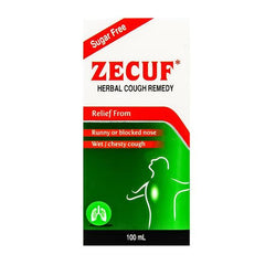 Zecuf Herbal Cough Syrup - sugar free 100 ml