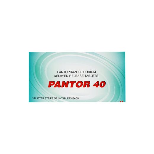 Pantor 40Mg Tablets, 30 Pieces