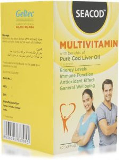 Seacod Cod Liver Oil Multivitamins, 300G